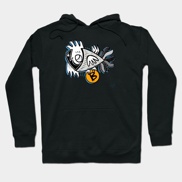 BTC HOLD Hoodie by Angel Rivas